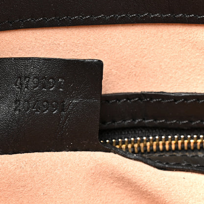 Gucci GG Supreme Monogram Bees Medium Padlock Tote Beige Oro Black 7 of 12