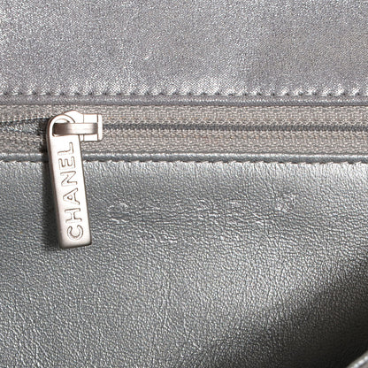 Chanel Iridescent Calfskin Quilted Small Roll Reissue Clutch Silver 6 of 8