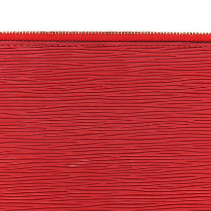 Louis Vuitton Epi Pochette Accessories 24 Castillan Red 9 of 11