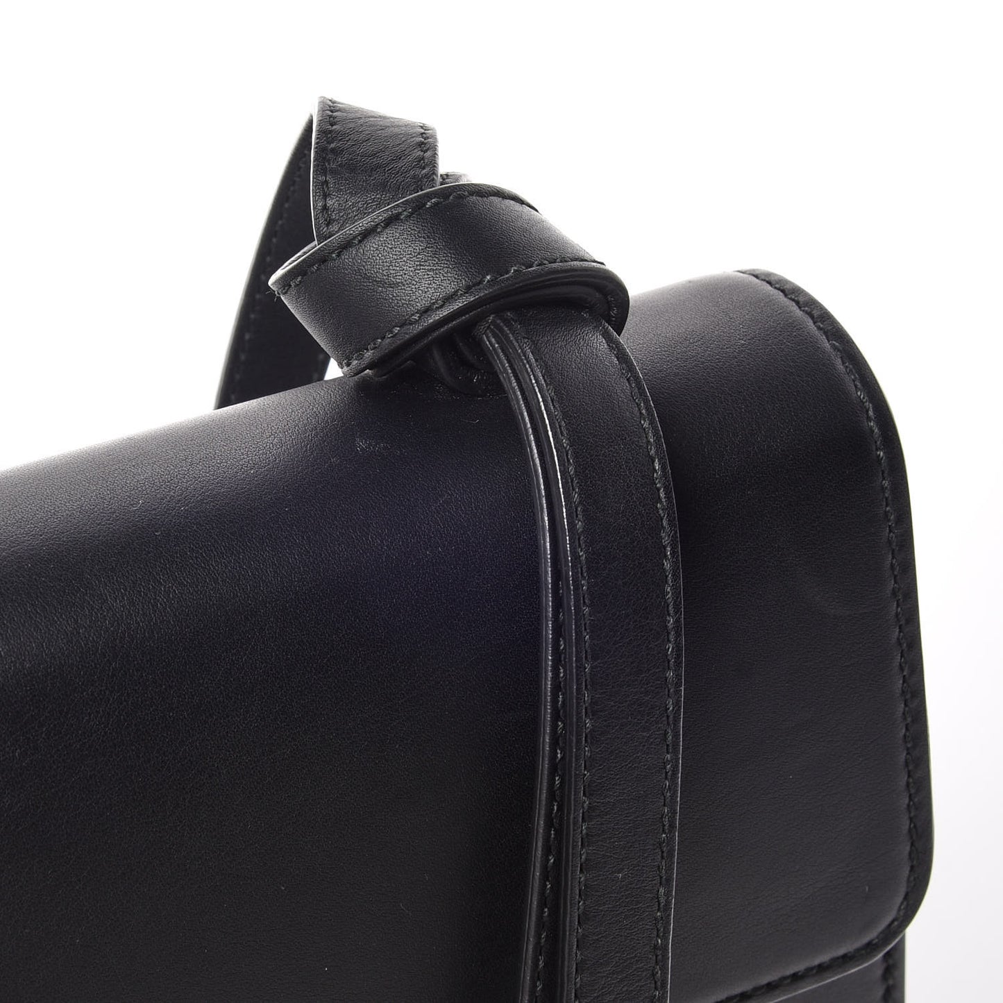 Calfskin Animalier Shoulder Bag Black