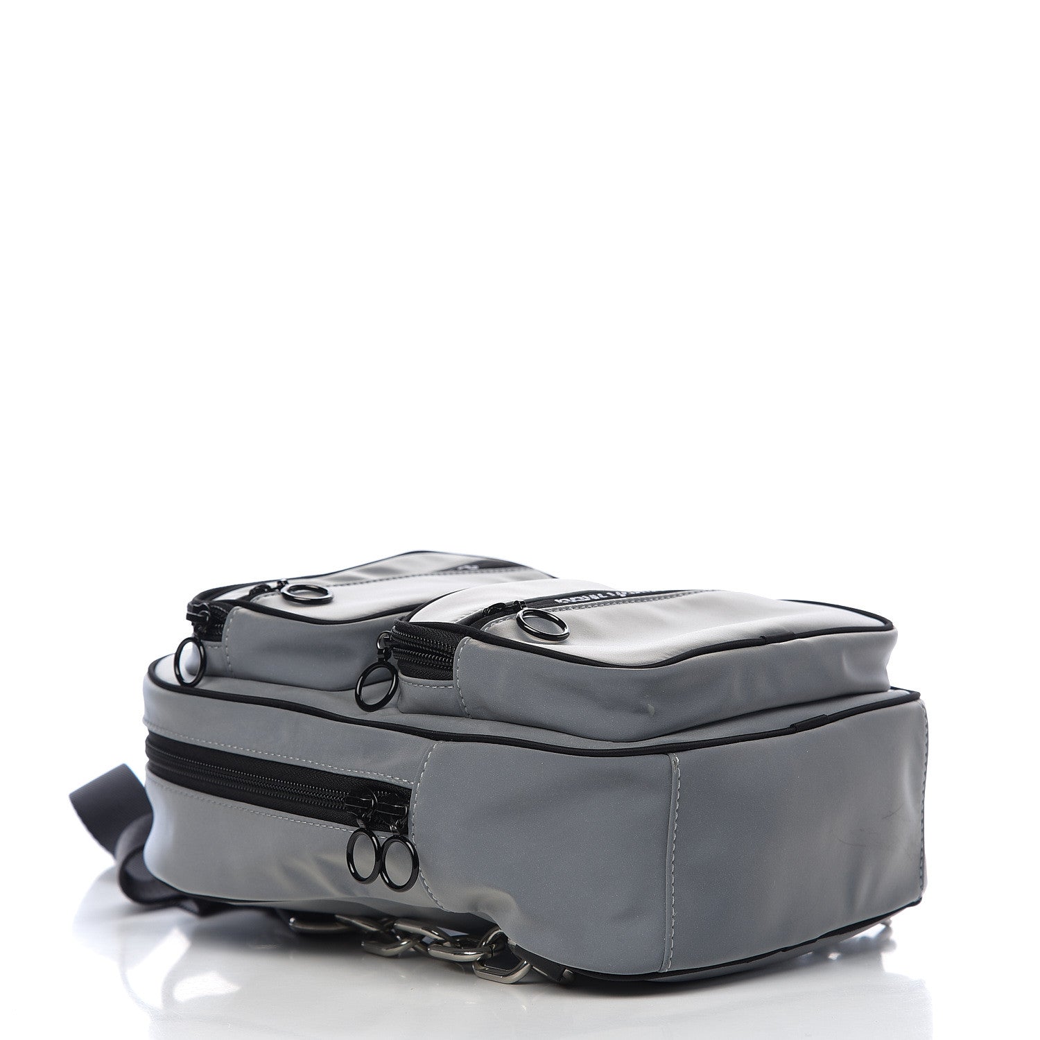 Alexander Wang Nylon Medium Attica Soft Backpack Reflective Silver 3 of 9