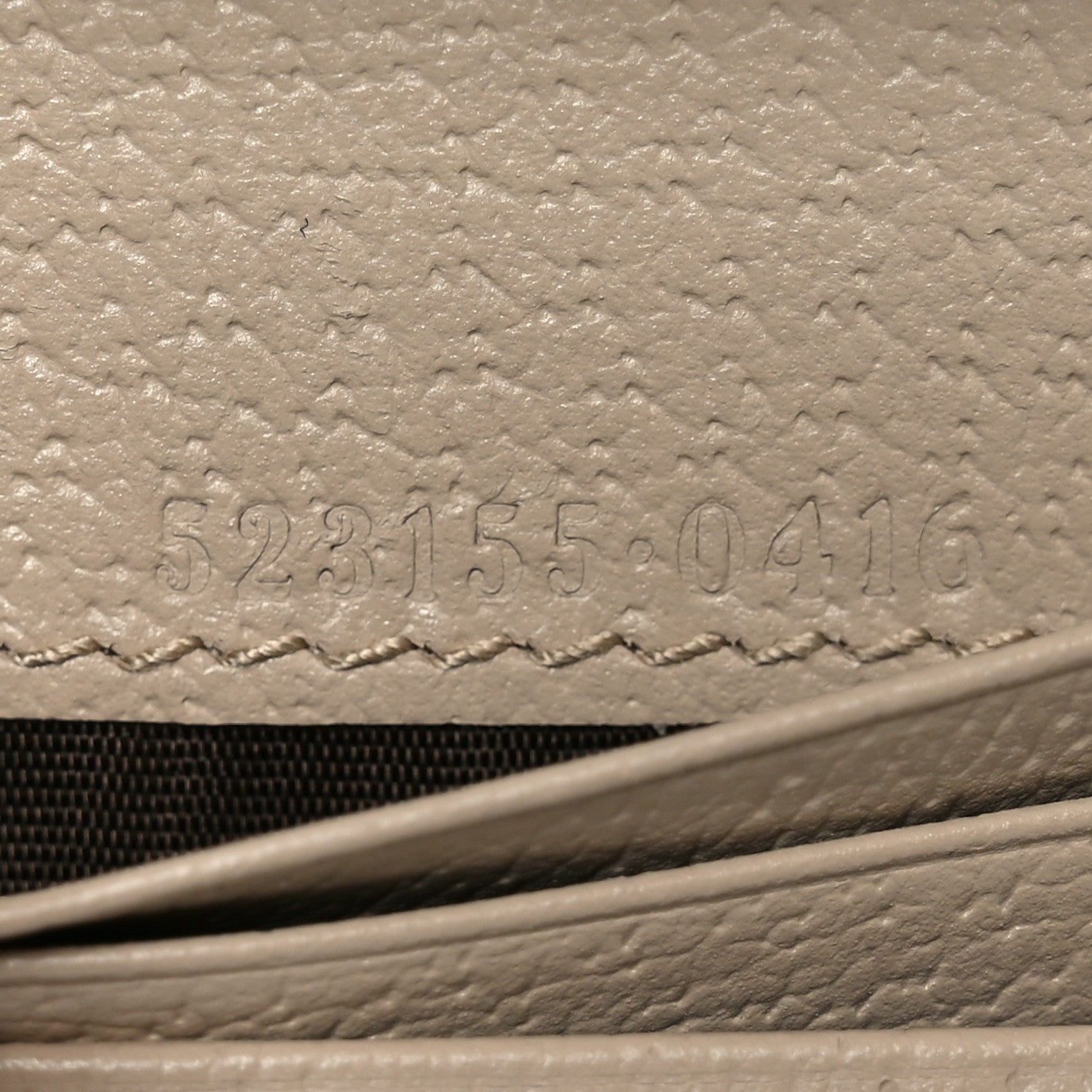 Gucci GG Supreme Monogram Textured Dollar Calfskin Web Ophidia Card Case Beige Mystic White Oatmeal 7 of 8