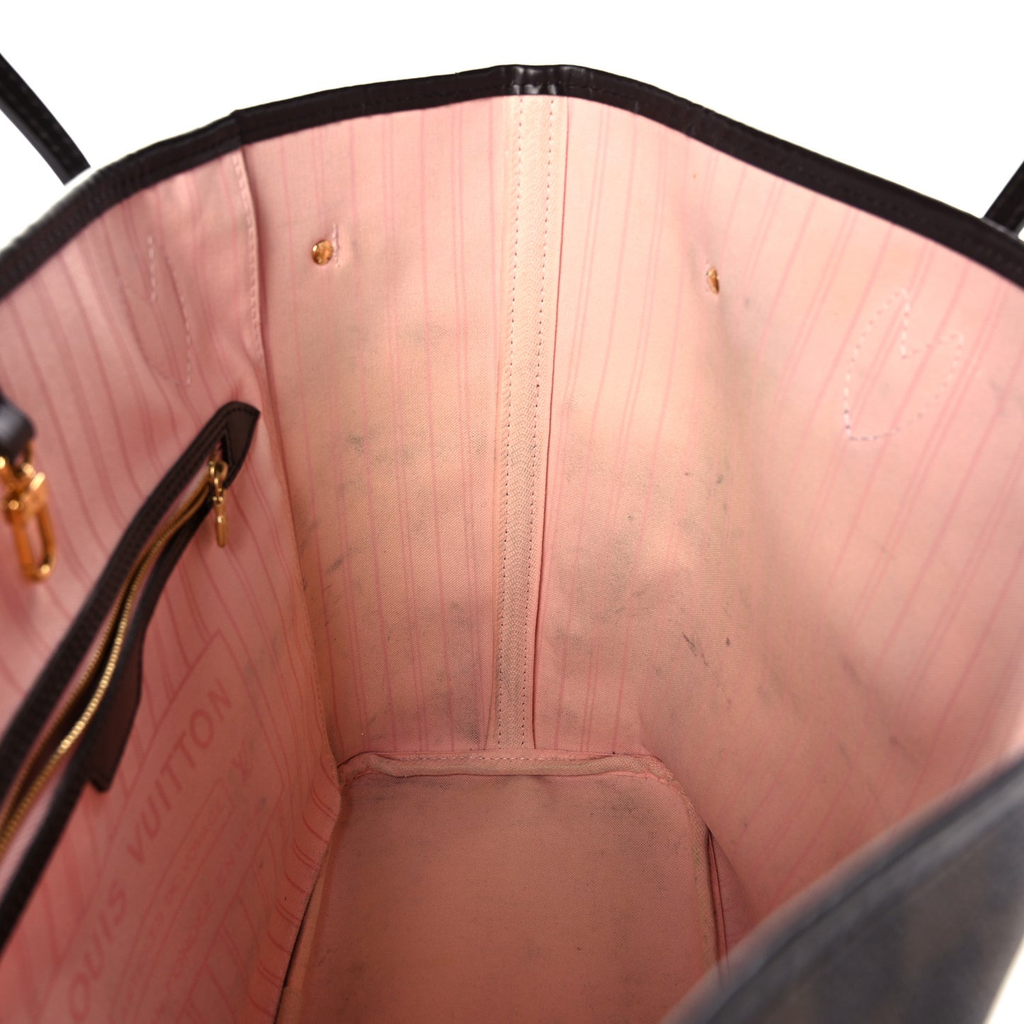 Damier Ebene Neo Neverfull MM Rose Ballerine