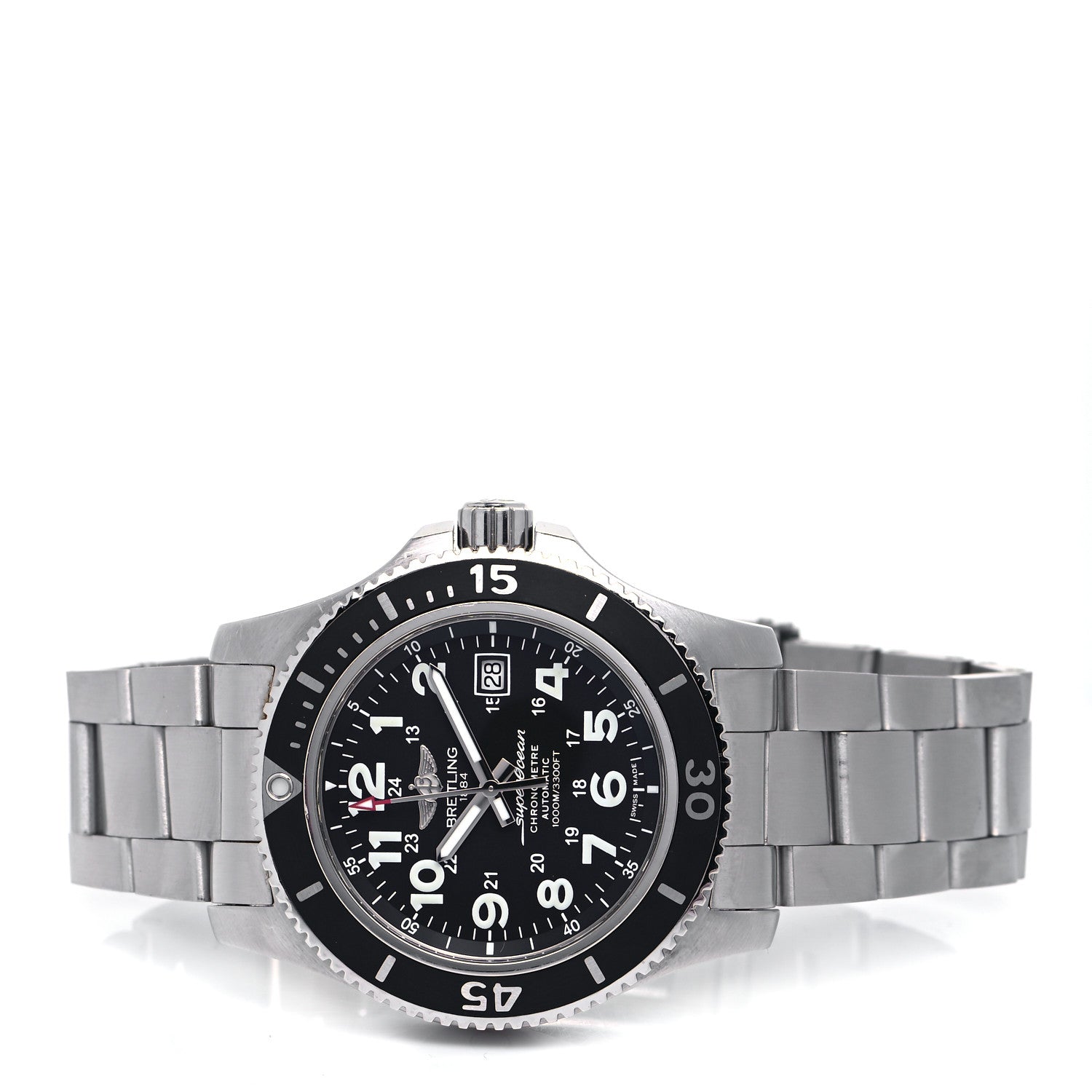 Breitling Stainless Steel 44mm SuperOcean Ⅱ Automatic Watch Black A17392D7 2 of 5