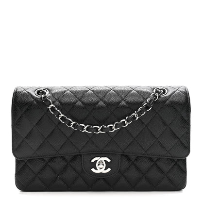 Chanel Caviar Quilted Medium Double Flap Black 1 of 11
