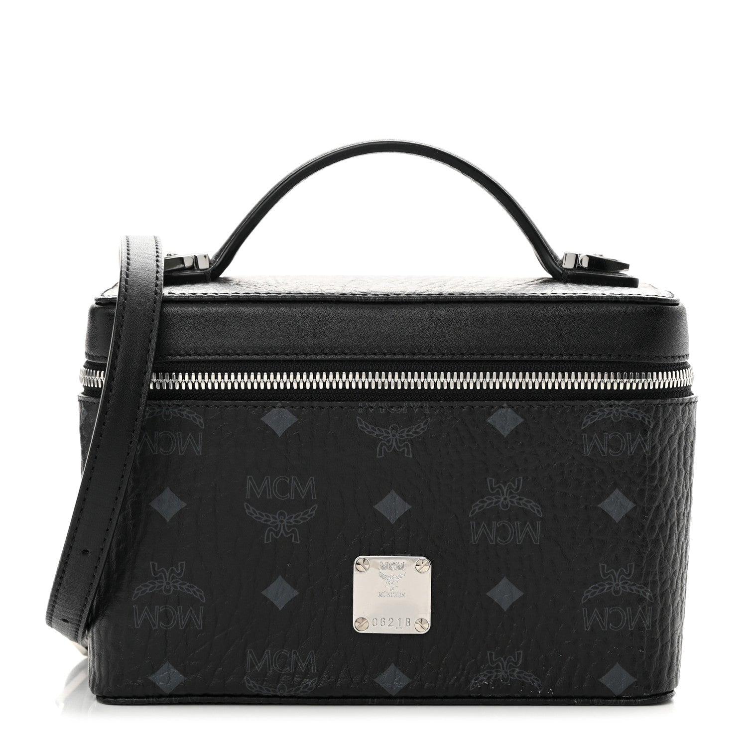 MCM Visetos Medium Rockstar Vanity Case Black 1 of 12