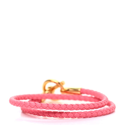 Hermes Swift Glenan Double Tour Bracelet Rose Ete 3 of 5