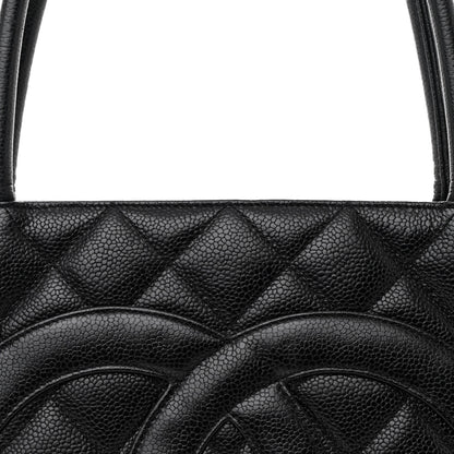 Chanel Caviar Quilted Medallion Tote Black 8 of 12