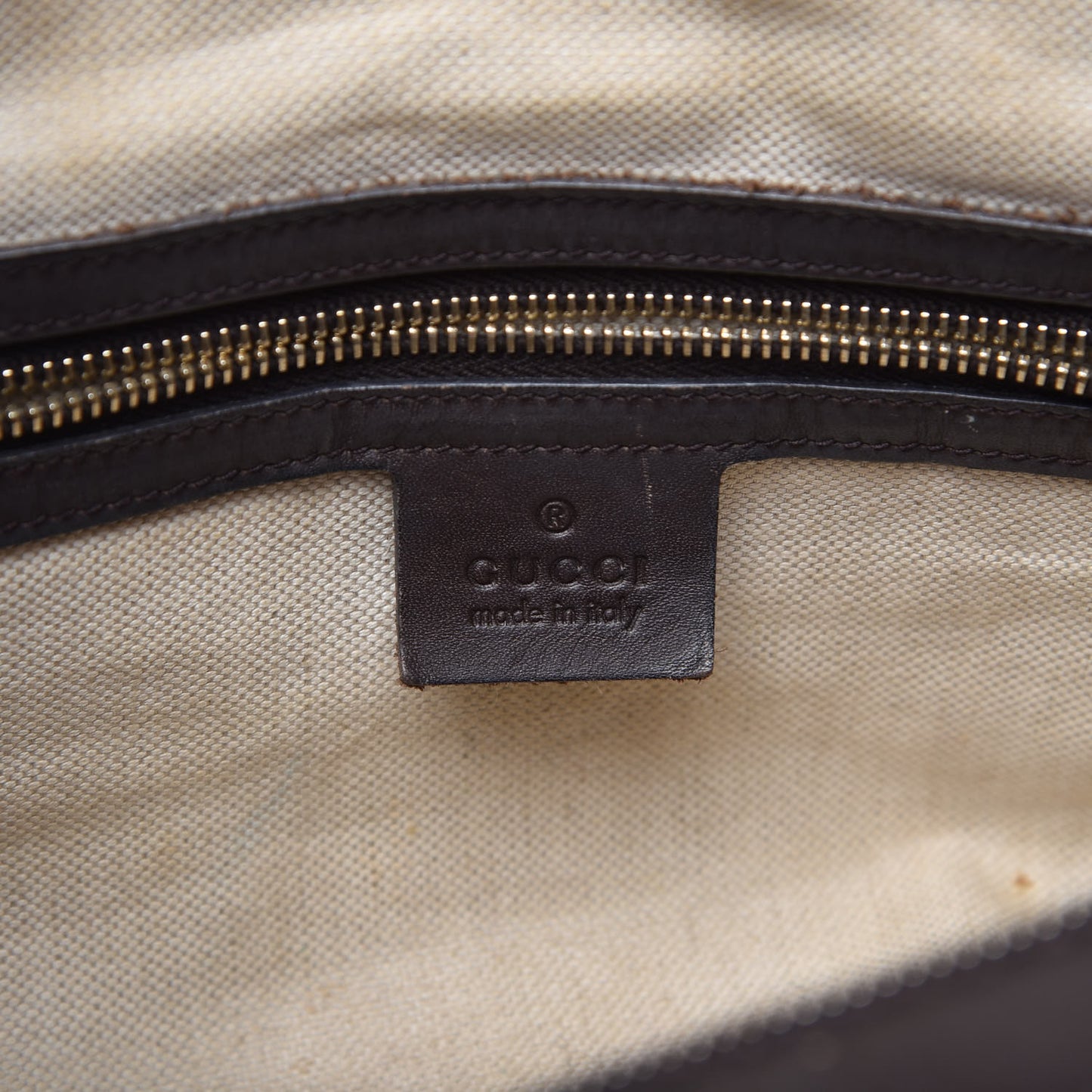 Monogram Vintage Web Medium Boston Dark Brown