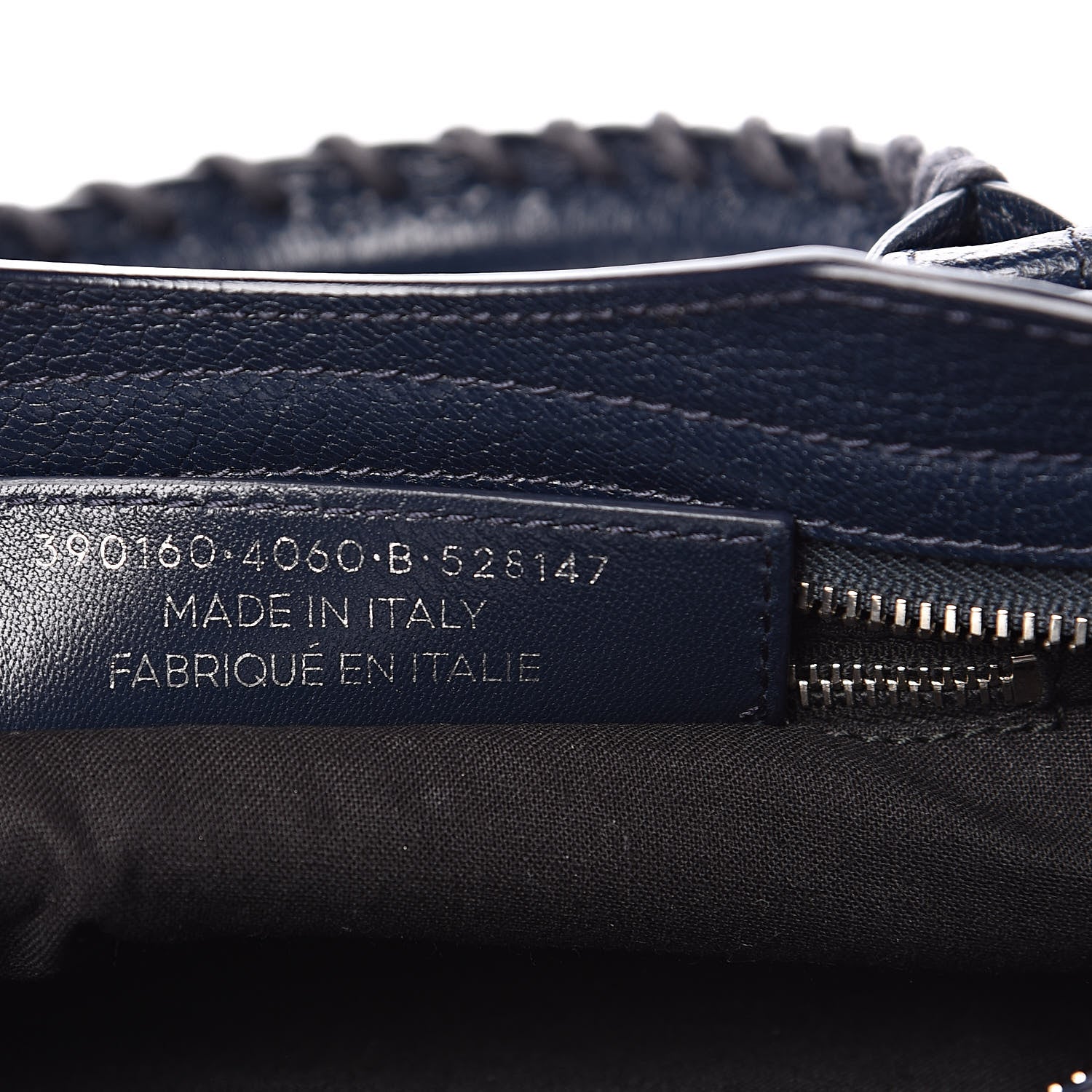 Balenciaga Chevre Silver Metallic Edge Hardware Mini City Bleu Nuit Dark Sea 7 of 9