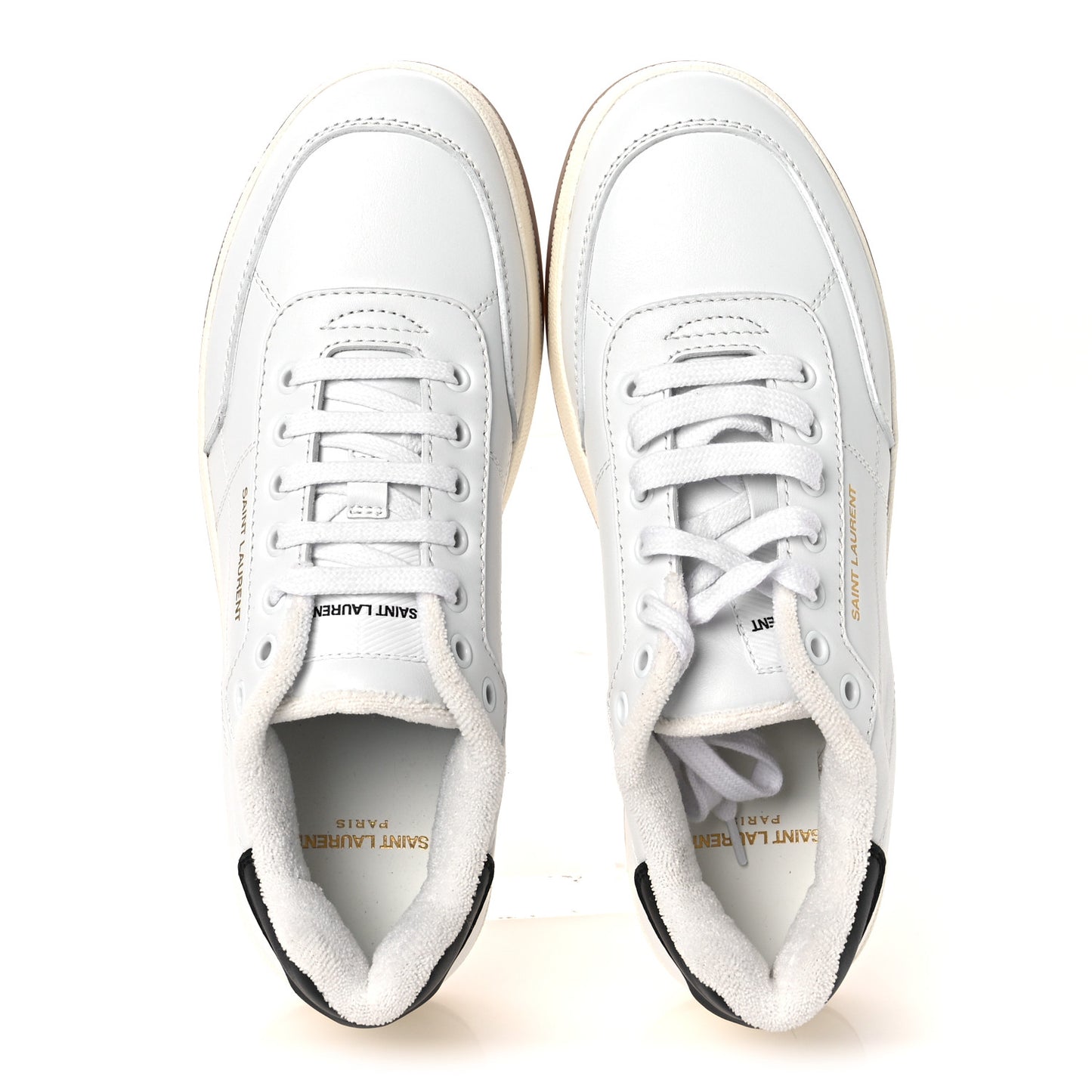 Calfskin Perforated SL61 Sneakers 40 White