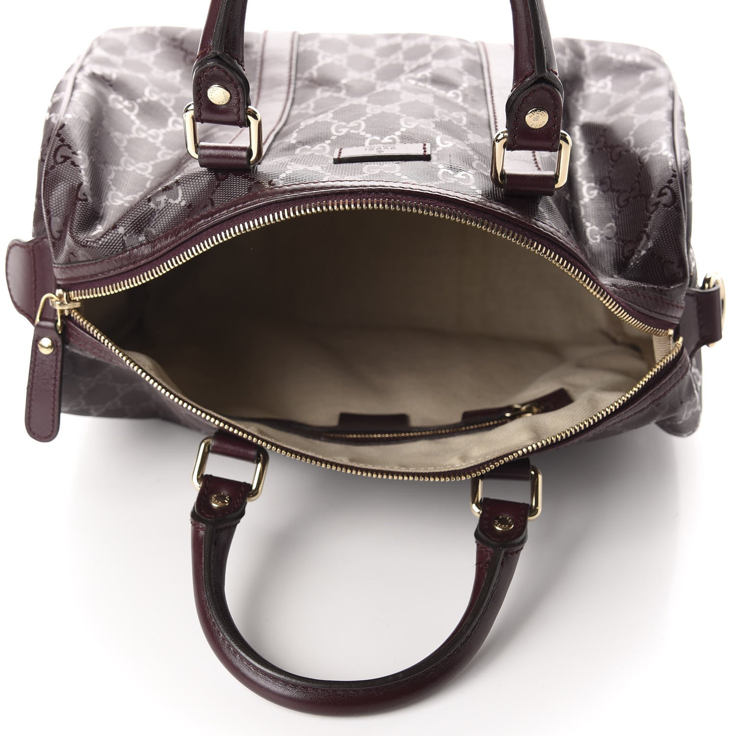 Gucci Imprime Monogram Medium Joy Boston Bordeaux 5 of 12