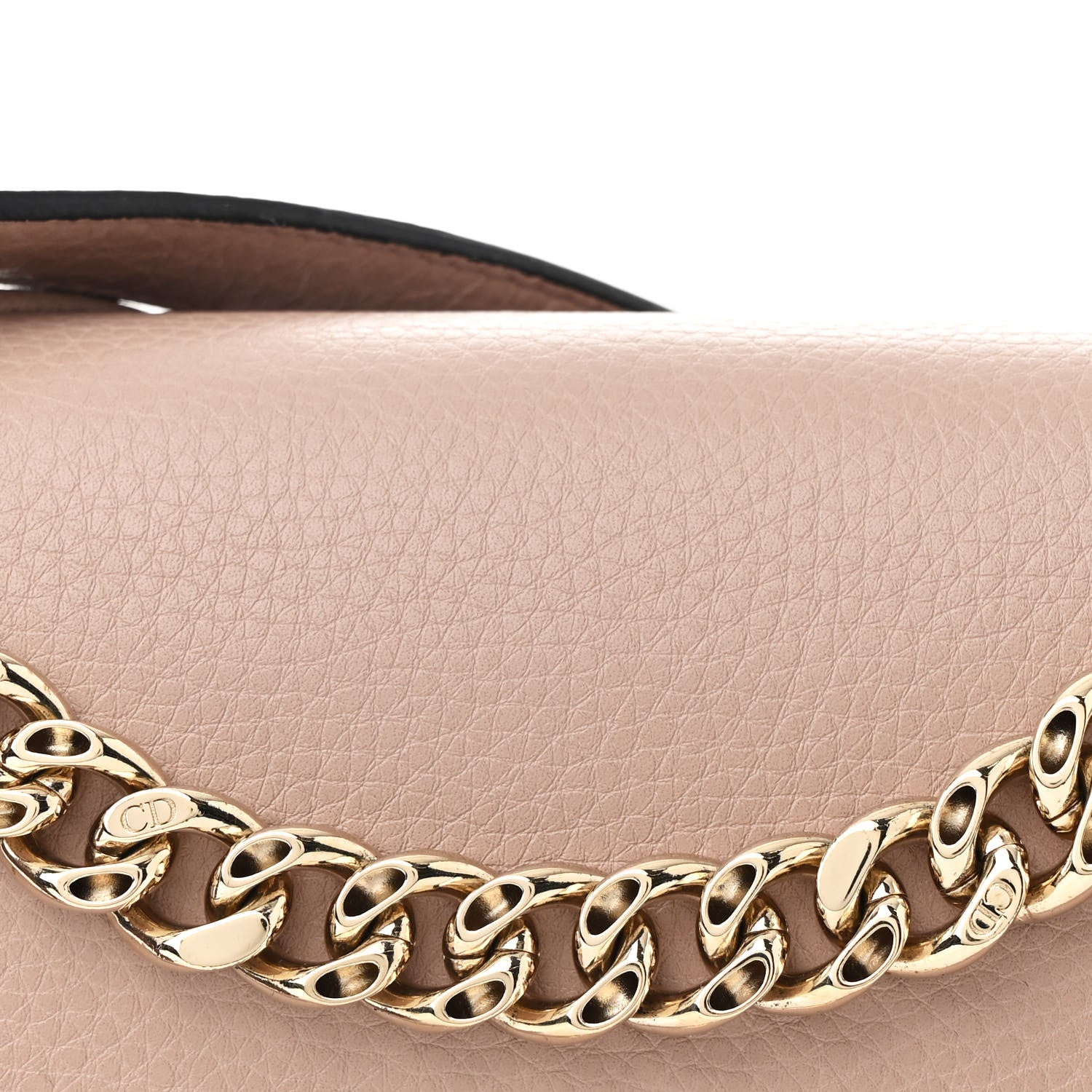 Christian Dior Grained Calfskin Medium Diorama Flap Bag Nude 9 of 12