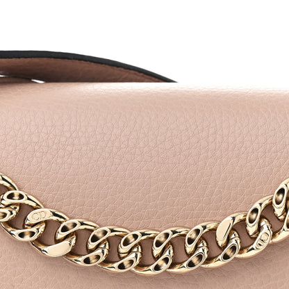 Christian Dior Grained Calfskin Medium Diorama Flap Bag Nude 9 of 12