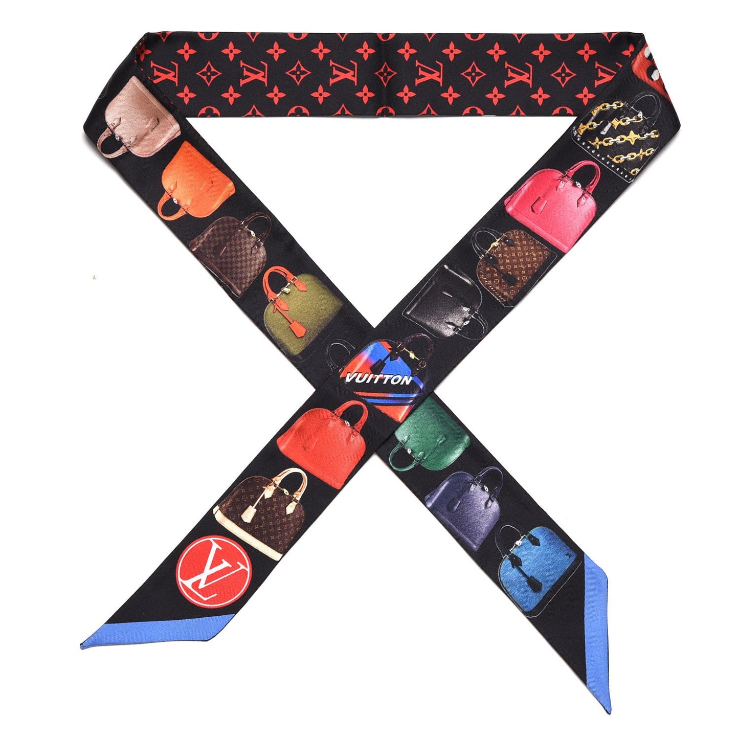 Silk Monogram Tribute To Alma BB Bandeau Black