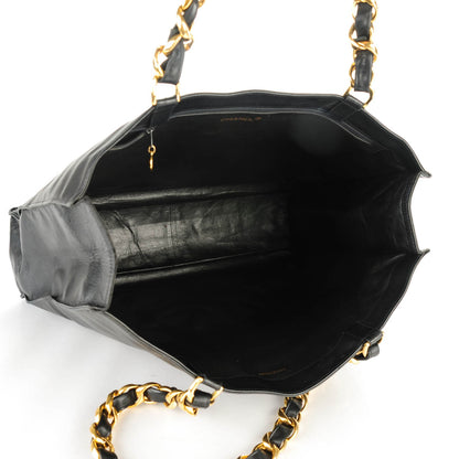 Chanel Lambskin Jumbo Shoulder Bag Black 5 of 8