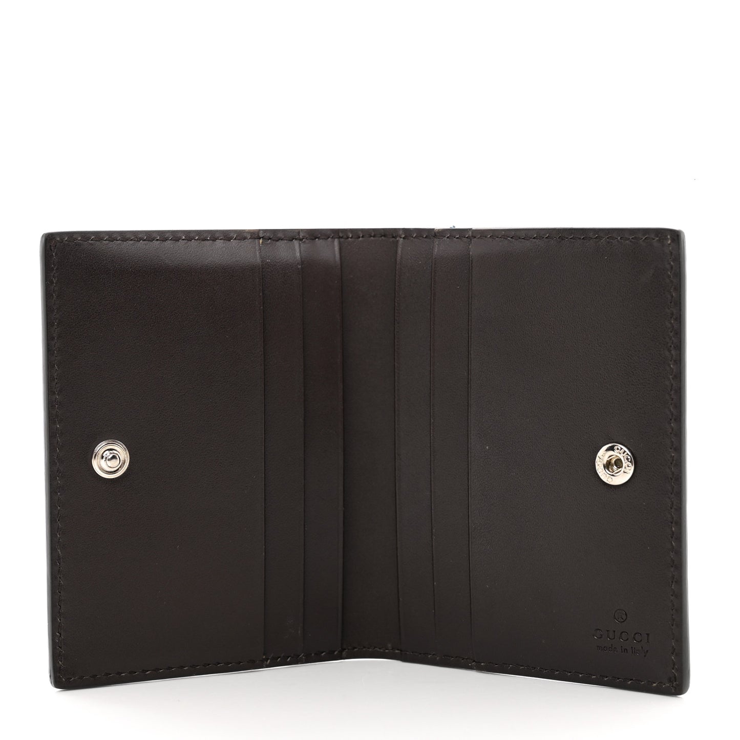 Guccissima Card Holder Black