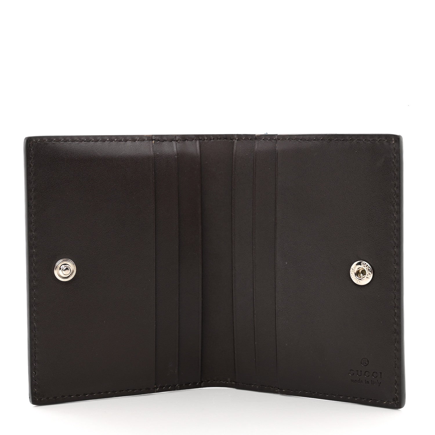 Gucci Guccissima Card Holder Black 5 of 6