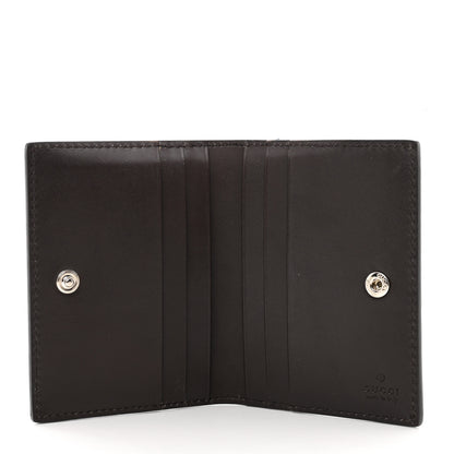 Gucci Guccissima Card Holder Black 5 of 6