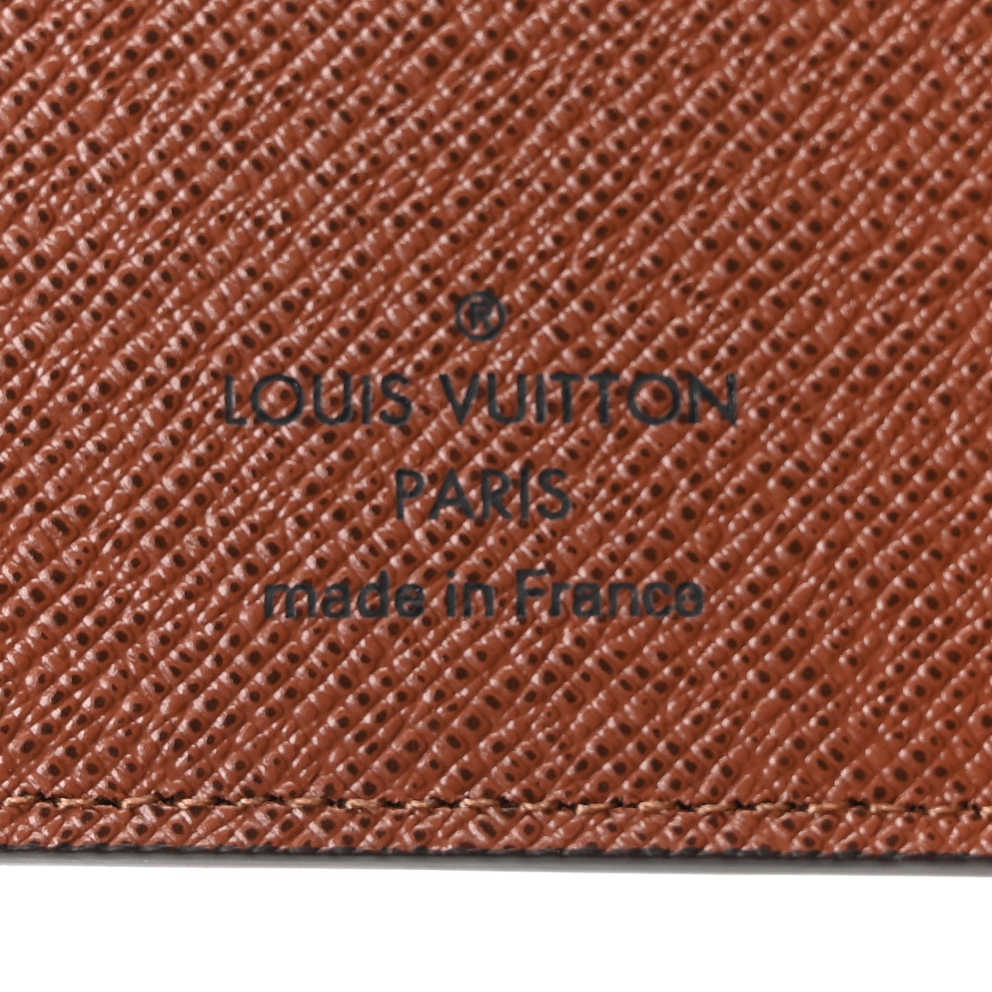 Monogram Desk Agenda Cover