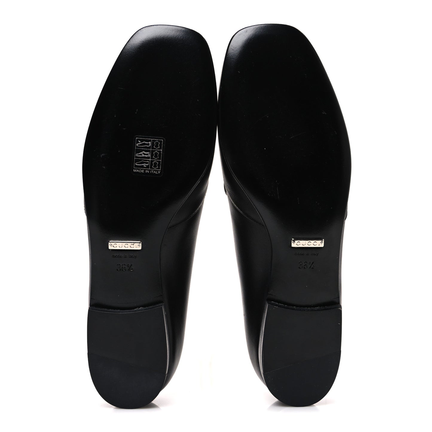 Calfskin Horsebit Loafers 36.5 Black