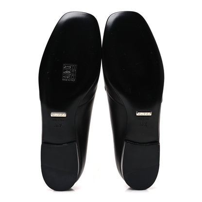 Gucci Calfskin Horsebit Loafers 36.5 Black 7 of 11