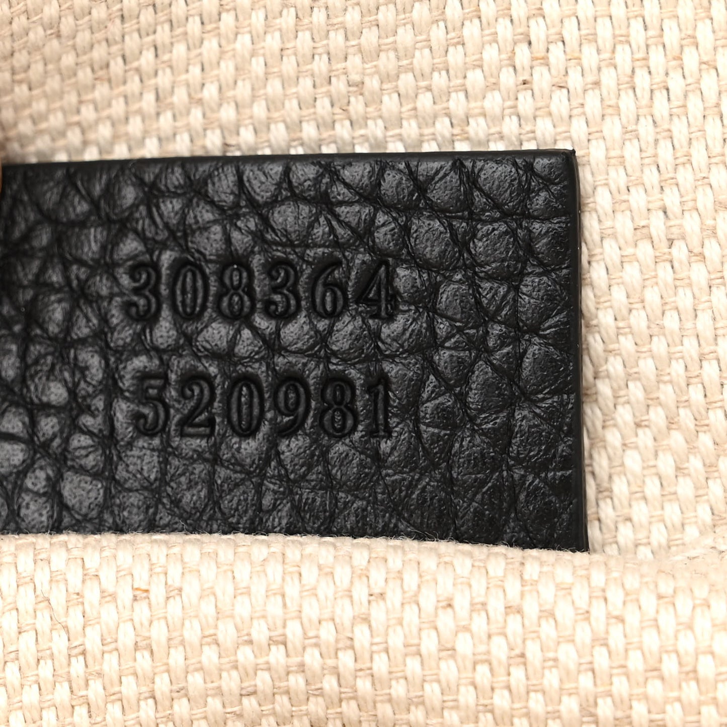 Pebbled Calfskin Small Soho Disco Bag Black