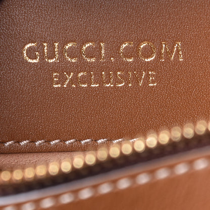 Gucci GG Supreme Monogram Floral Garden Embroidered Mini Chain Shoulder Bag Beige Tuscany 8 of 10