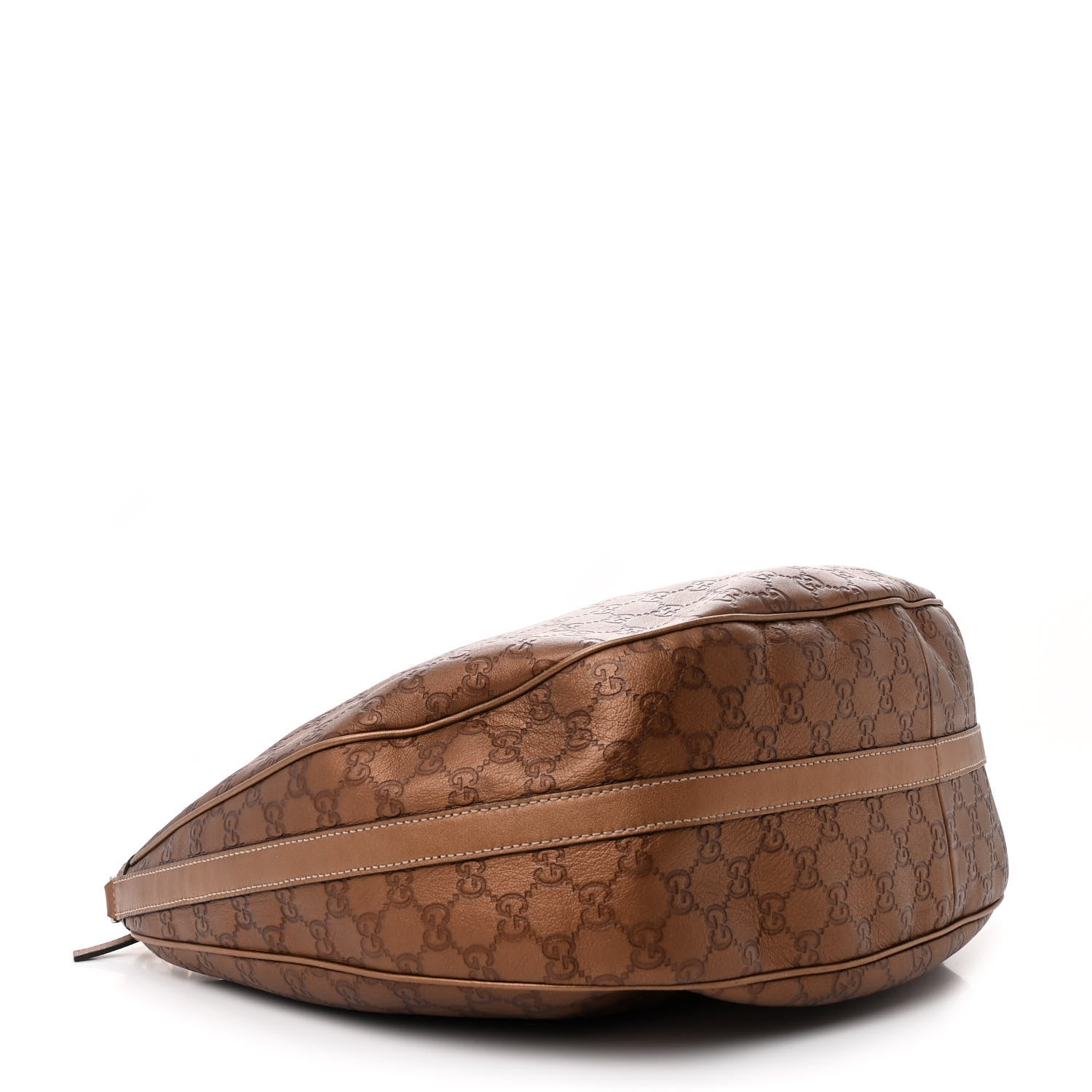 Gucci Metallic Guccissima Large GG Twins Hobo Bronze 4 of 13