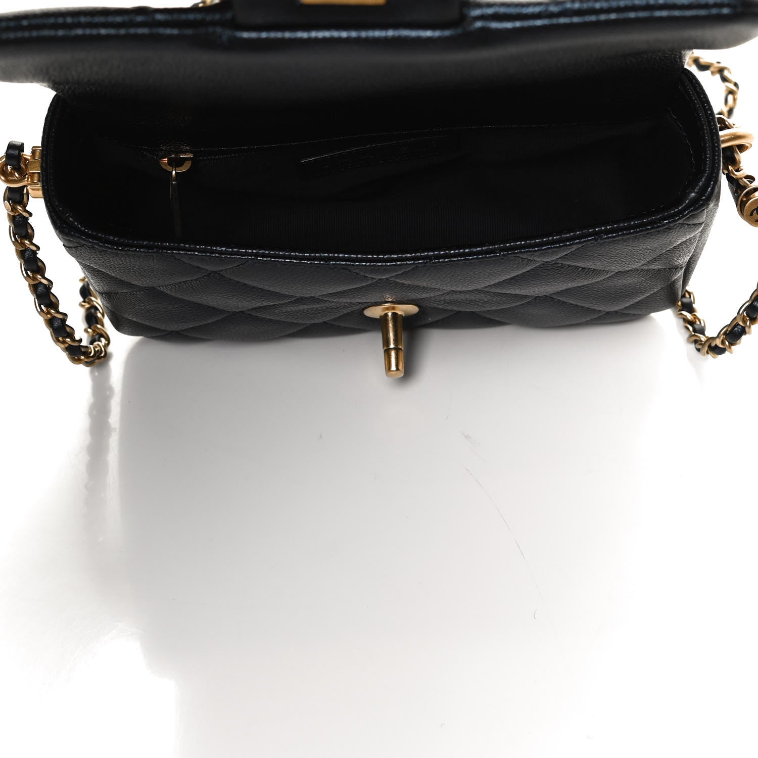 Chanel Iridescent Caviar Quilted Mini My Perfect Flap Black 5 of 11