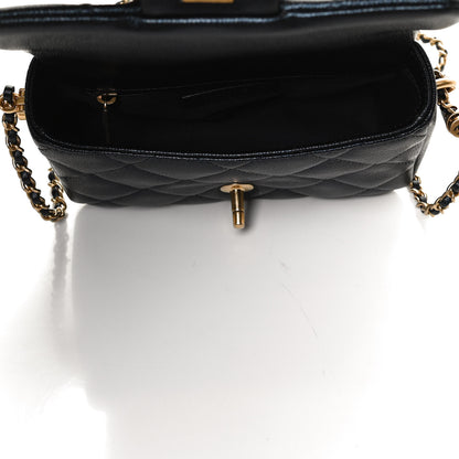 Chanel Iridescent Caviar Quilted Mini My Perfect Flap Black 5 of 11