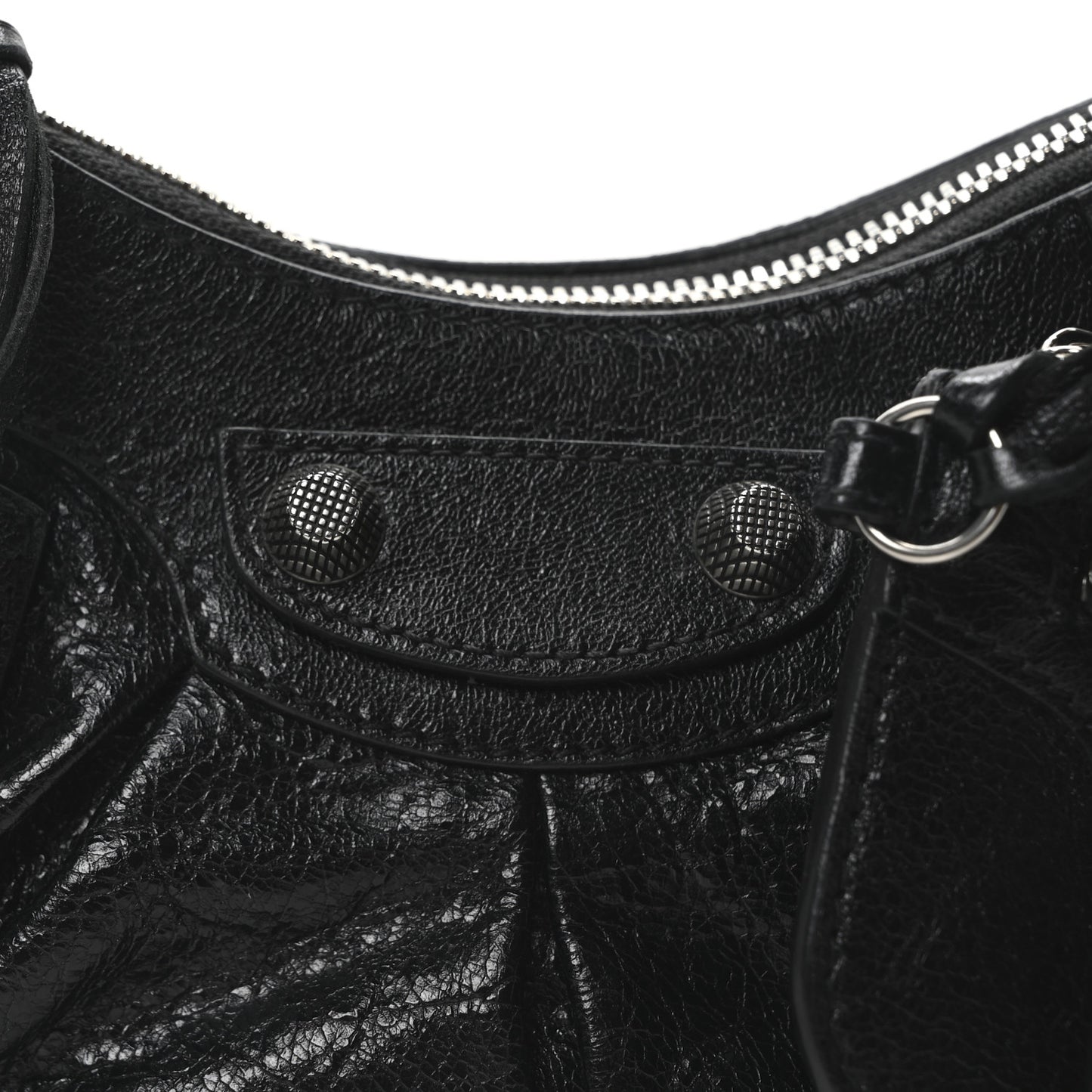Agneau Arena Le Cagole Shoulder Bag XS Black