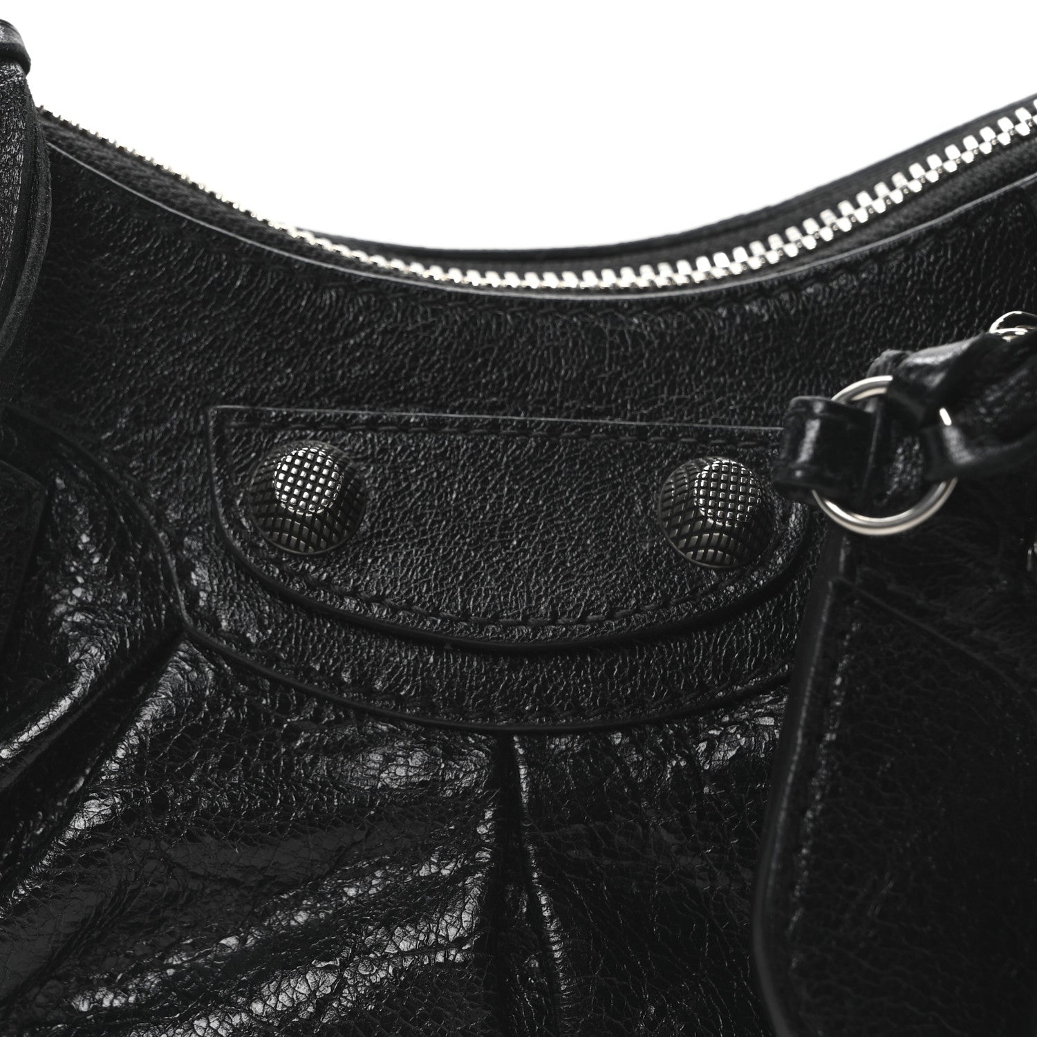 Balenciaga Agneau Arena Le Cagole Shoulder Bag XS Black 8 of 10