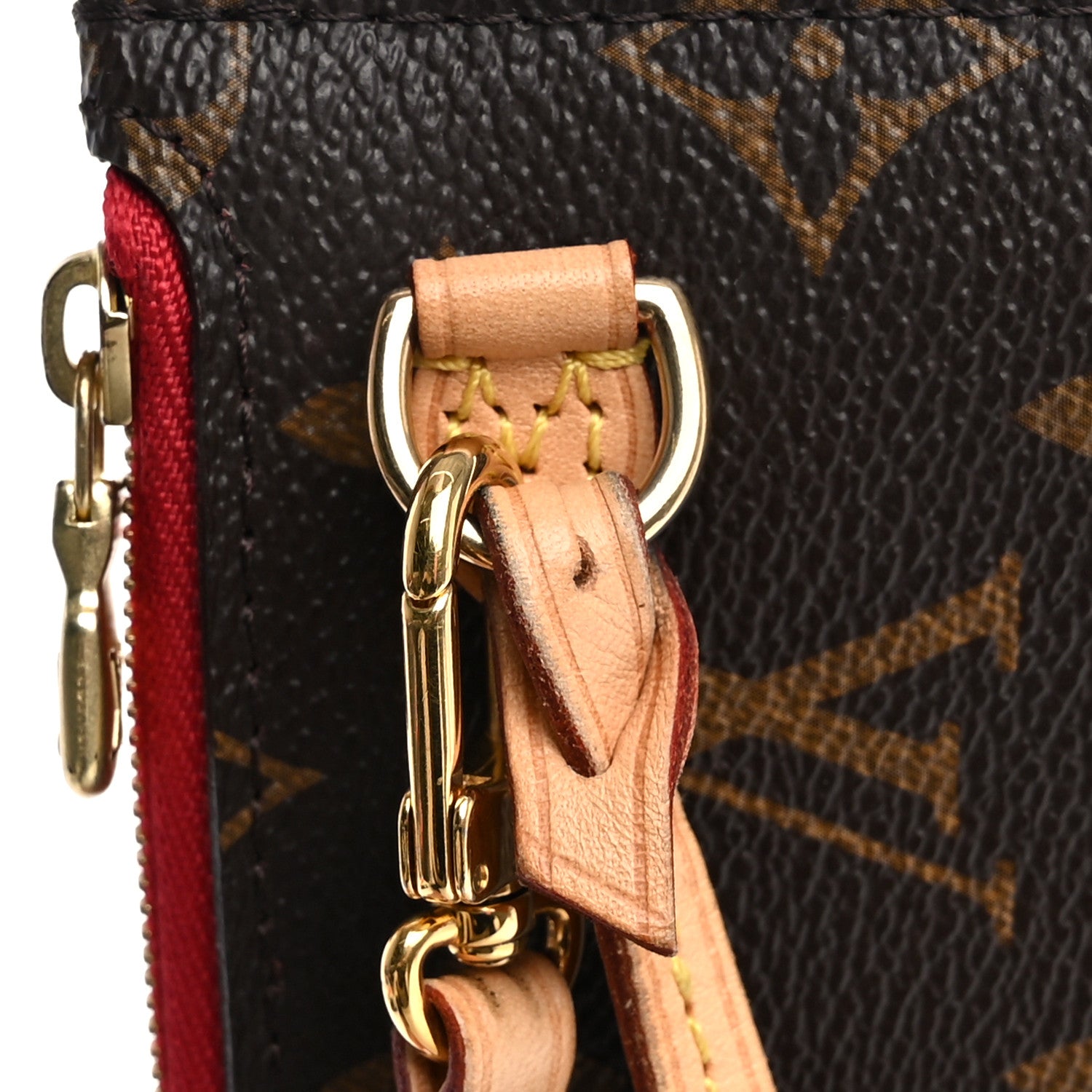 Louis Vuitton Monogram Neverfull MM GM Pochette Cherry 11 of 11
