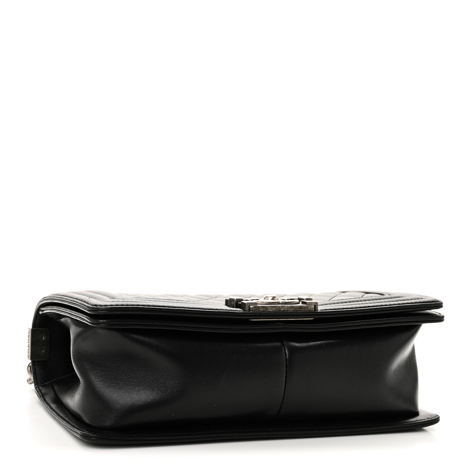 Chanel Lambskin Quilted Medium Boy Flap Black 4 of 11