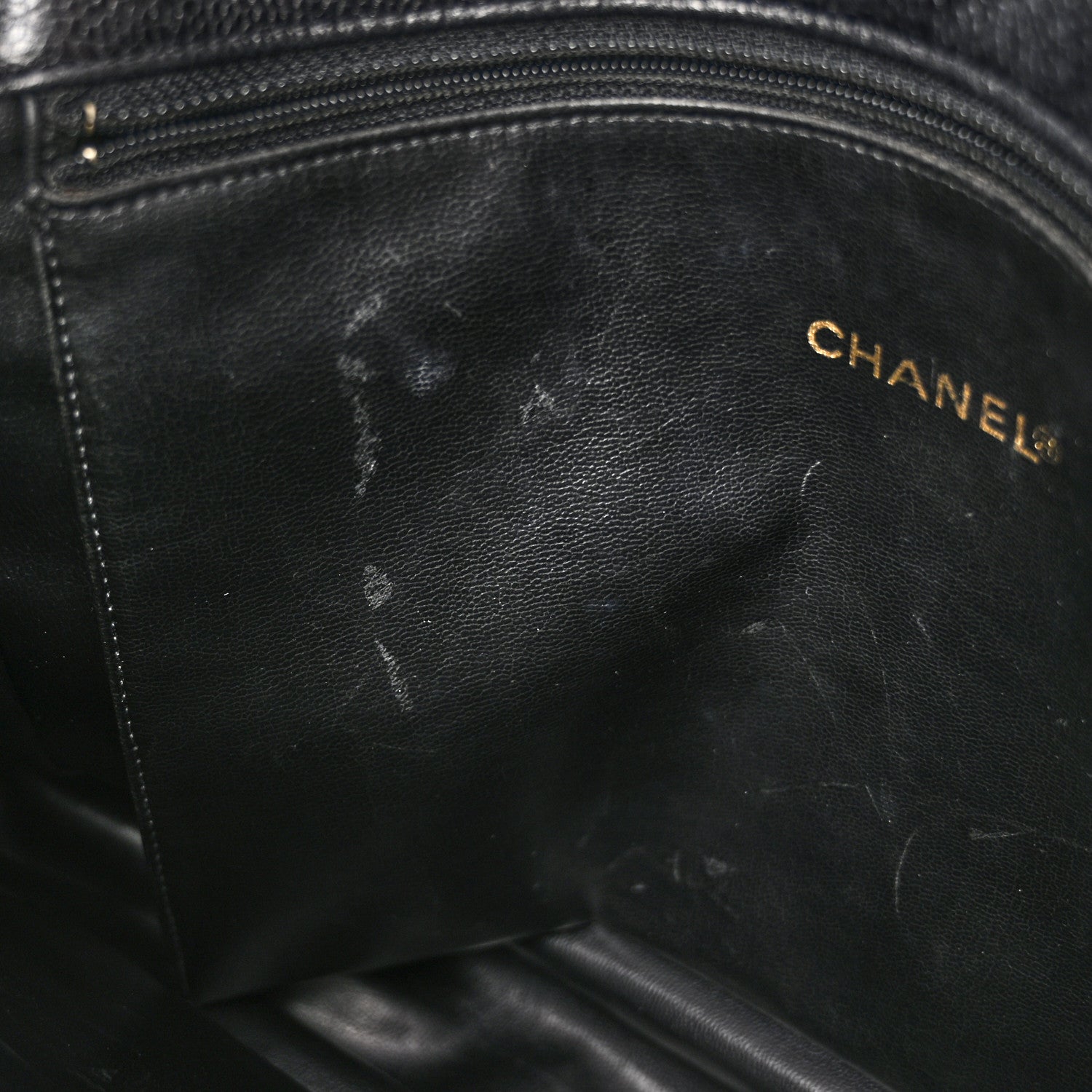 Chanel Caviar CC Tote Black 12 of 13