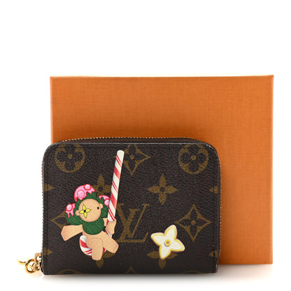 Louis Vuitton Monogram 2024 Christmas Animation Candy Factory Zippy Coin Purse Candy Red 7 of 7