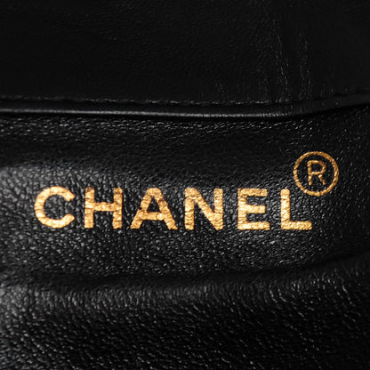 Chanel Lambskin Quilted Backpack Black 6 of 9