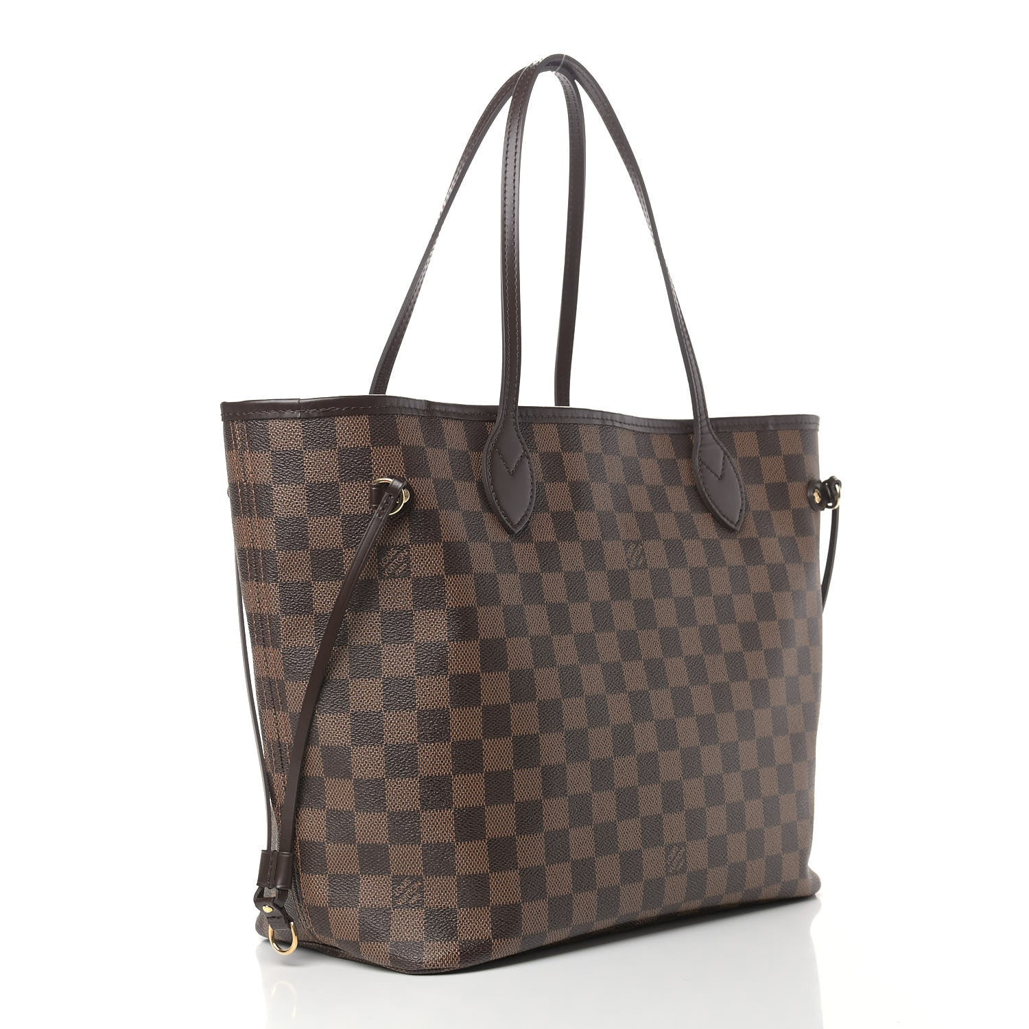 Louis Vuitton Damier Ebene Neo Neverfull MM Rose Ballerine 3 of 12