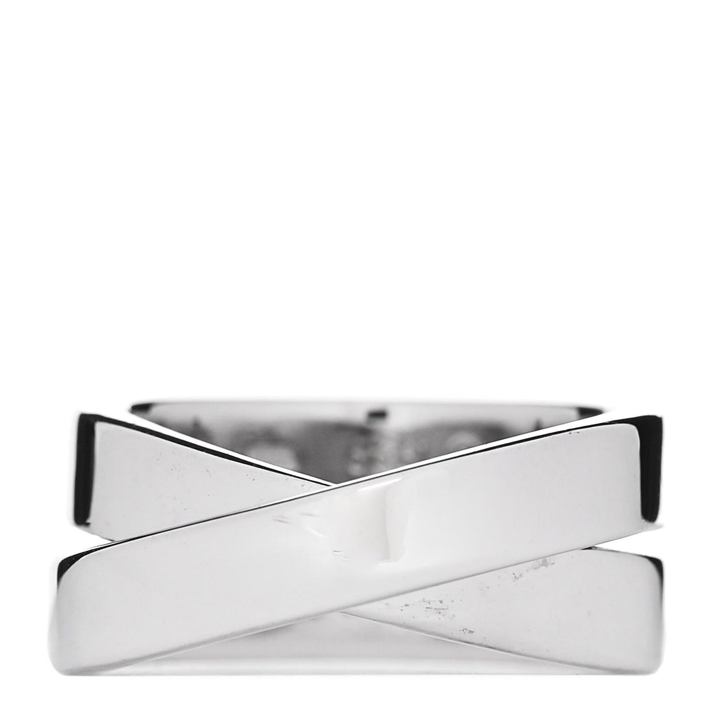 18K White Gold 9mm Paris Nouvelle Vague Ring 49 5