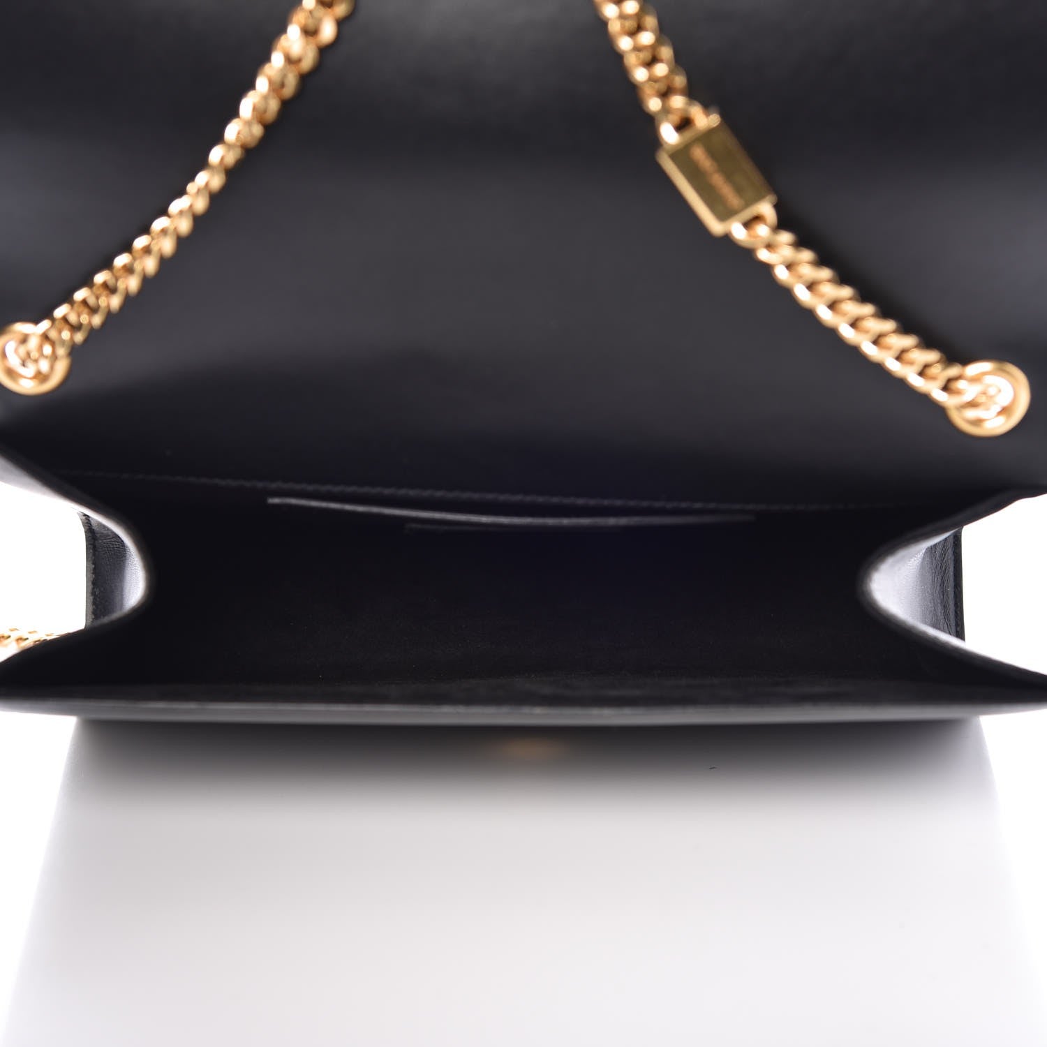 Saint Laurent Smooth Calfskin Medium Classic Monogram Kate Tassel Satchel Black 5 of 11