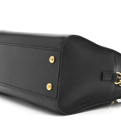 Saint Laurent Calfskin Monogram Baby Cabas Black 10 of 11