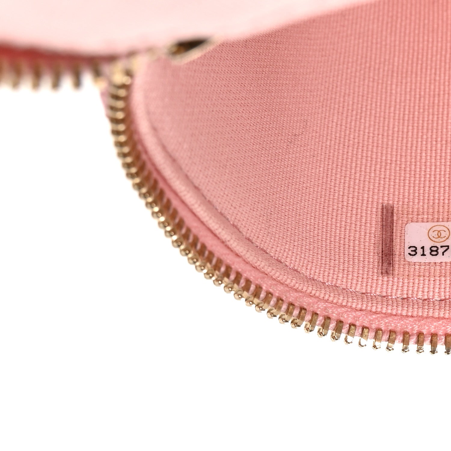 Chanel Caviar Quilted Mini Vanity Case With Chain Pink 12 of 19