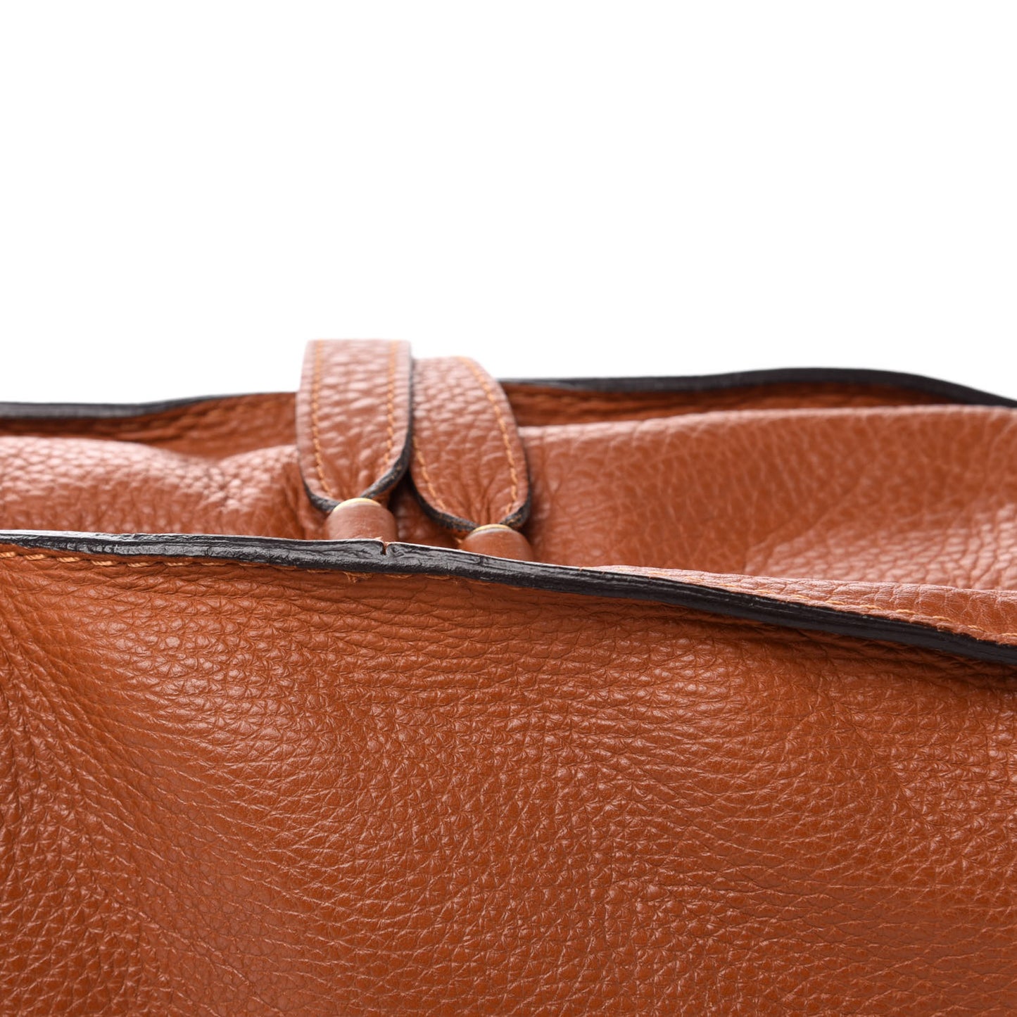 Calfskin Medium Marcie Satchel Tan
