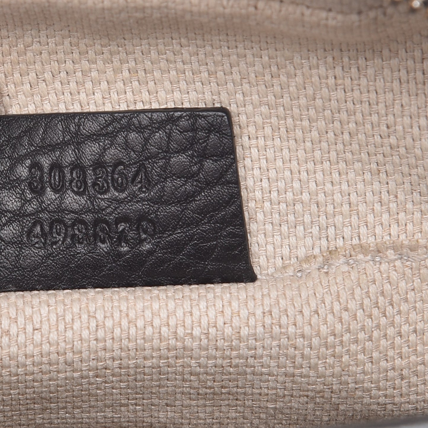 Pebbled Calfskin Small Soho Disco Bag Black