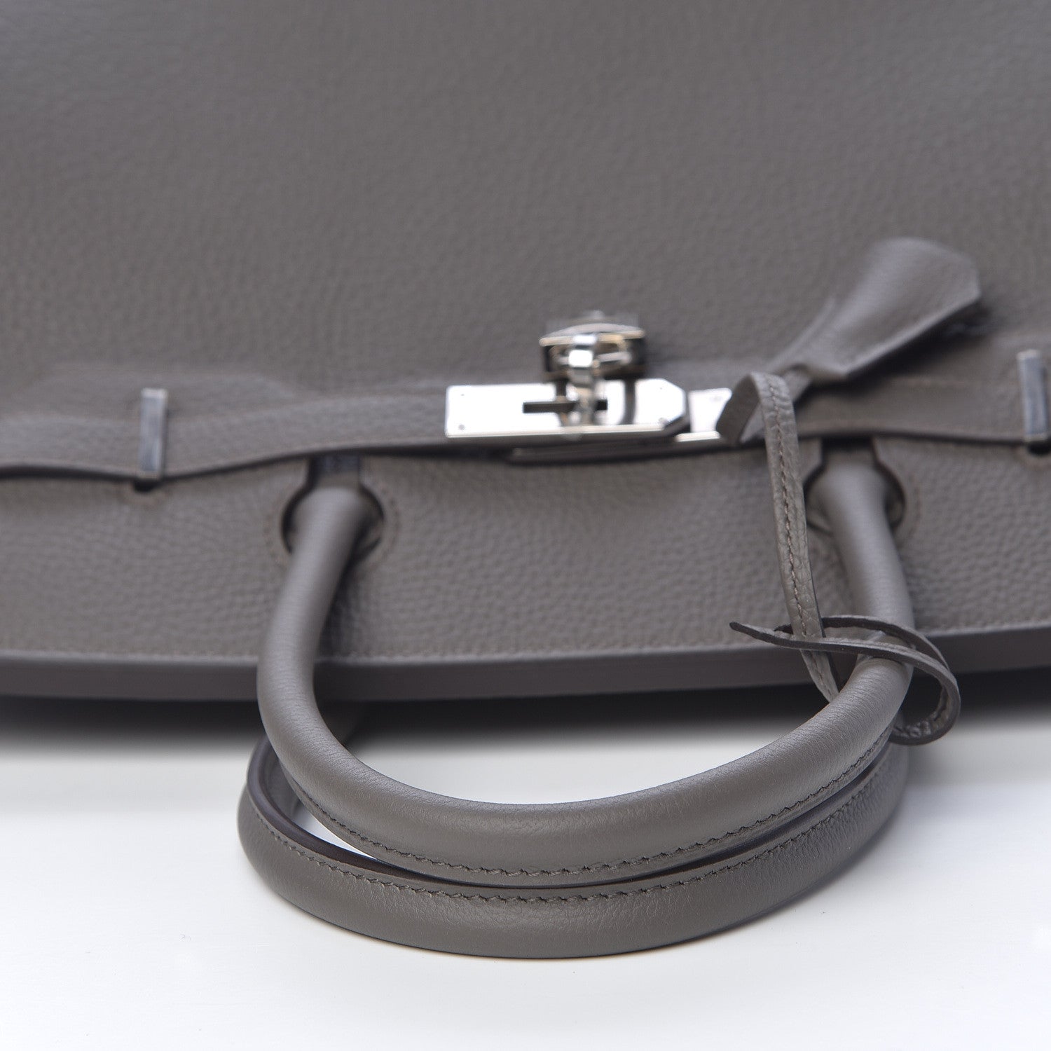 Hermes Togo Birkin 30 Etain 15 of 38