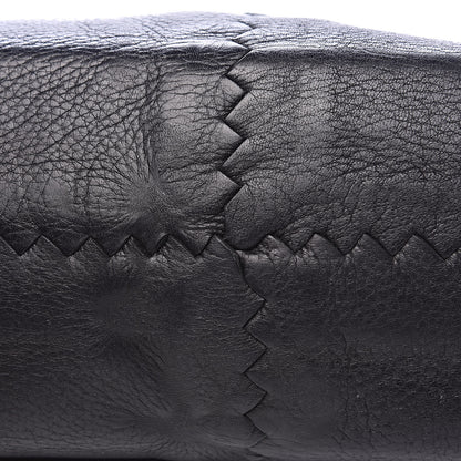 Bottega Veneta Cervo Deerskin Braided Ring Shoulder Bag Black 8 of 16