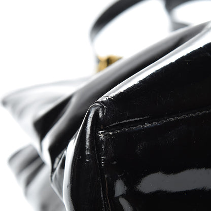 Chanel Patent Flap Shoulder Bag Black 14 of 24