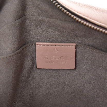 Gucci Calfskin Matelasse GucciGhost Small GG Marmont Chain Shoulder Bag Perfect Pink Rosa Ivory 6 of 12