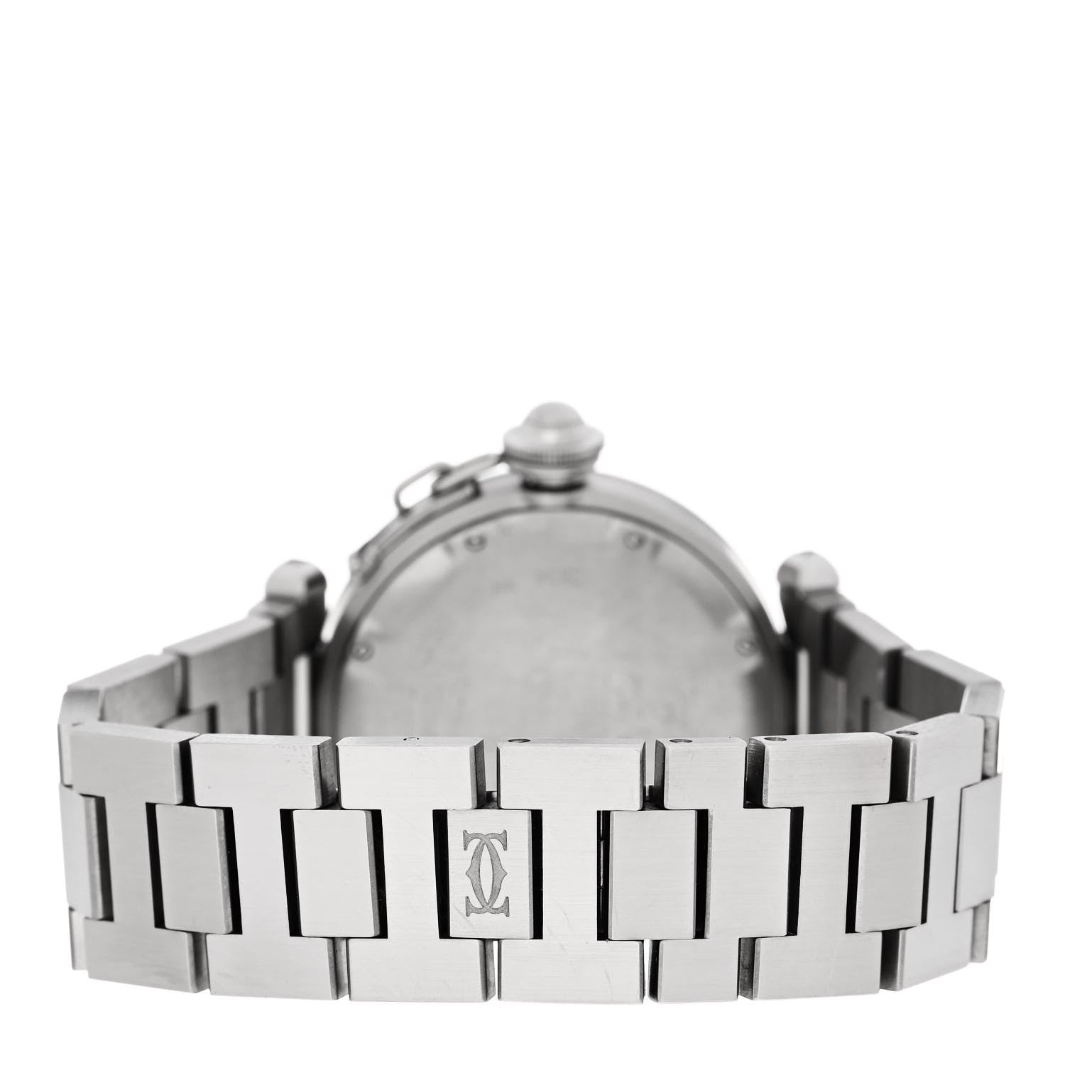 Cartier Stainless Steel 35mm Pasha C Automatic Watch 3 of 4